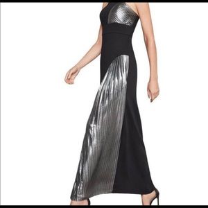 BCBG BLACK/SILVER ELEGANT FANCY DRESS